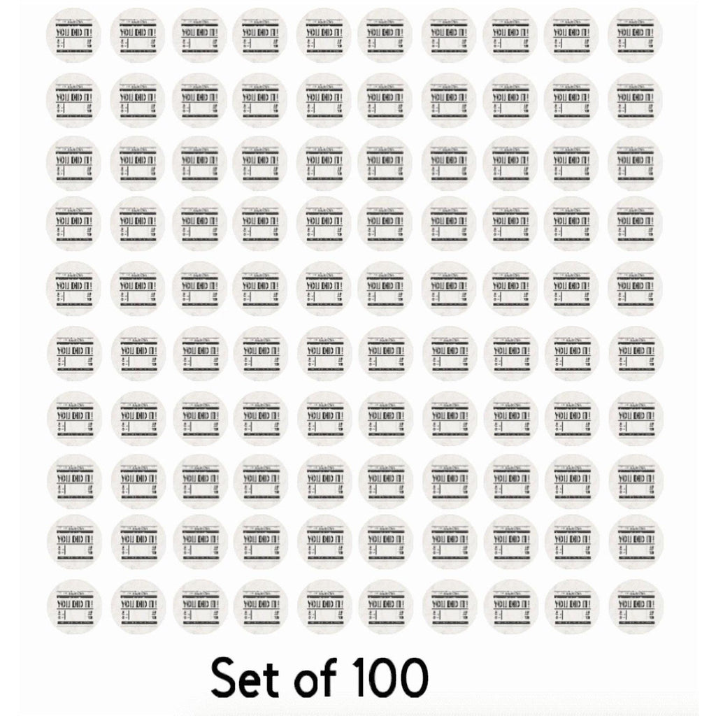Custom Graduation Chocolate Labels, Newspaper Design (Set of 100)
