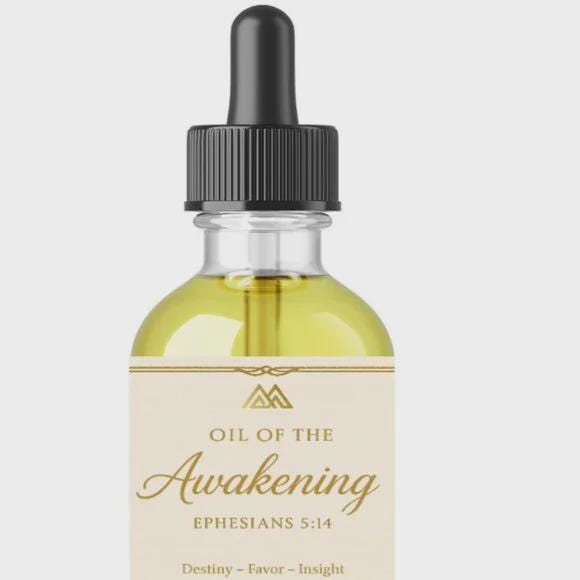 Oil of the Awakening Anointing Oil, Ephesians 5:14, Destiny-Favor-Insight Blend