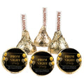 Prom Night Chocolate Stickers | 100 Peel & Stick Candy Labels | Glossy Durable Party Stickers | Self-Adhesive Candy Wraps
