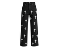 Iron On Heat Transfer Cross Vinyl | White Iron On Crosses | Multiple Sizes Included |30 Crosses