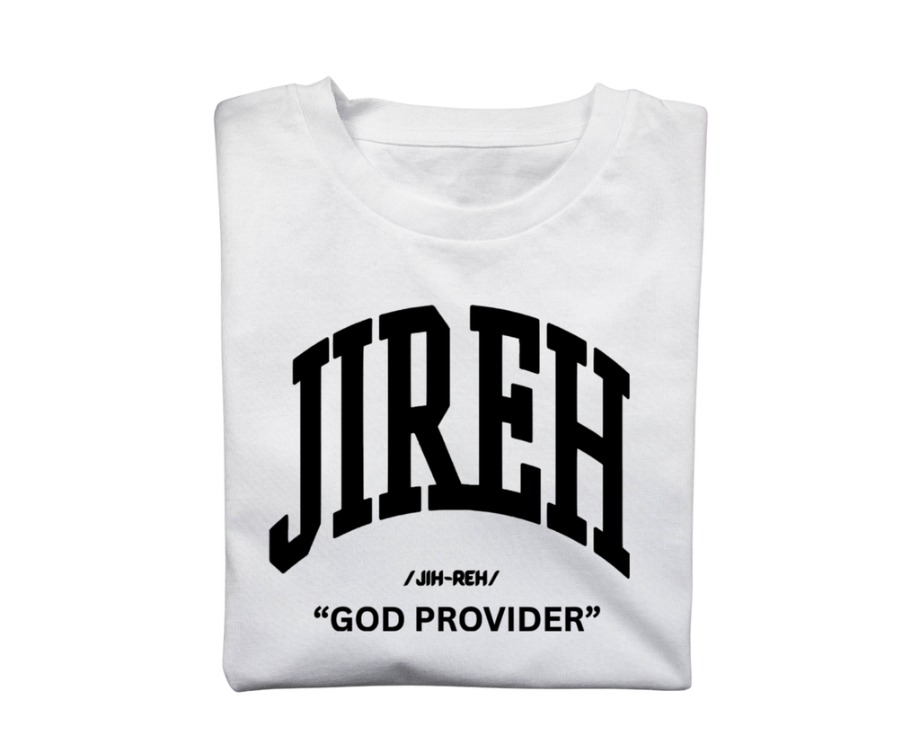 Jireh Multi-Color Vinyl Decal | Die-Cut Jireh Iron-On Shirt Design | Jireh Iron-On Apparel Graphic | DIY Jireh Iron-On