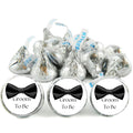 Groom To Be Party Stickers | 100 Glossy Peel & Stick Labels | Chocolate Candy Decor | Durable Self Adhesive