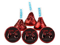 Game Controller Candy Kiss Stickers | Black Red Gaming Theme | 100 Pack