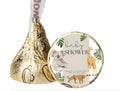 Safari Baby Shower Candy Stickers | 100ct| Chocolate Kiss Labels |Wild Animals