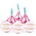 Personalized Bridal shower Chocolate Candy Kiss Labels|100ct|Glossy|0.75|Custom Name