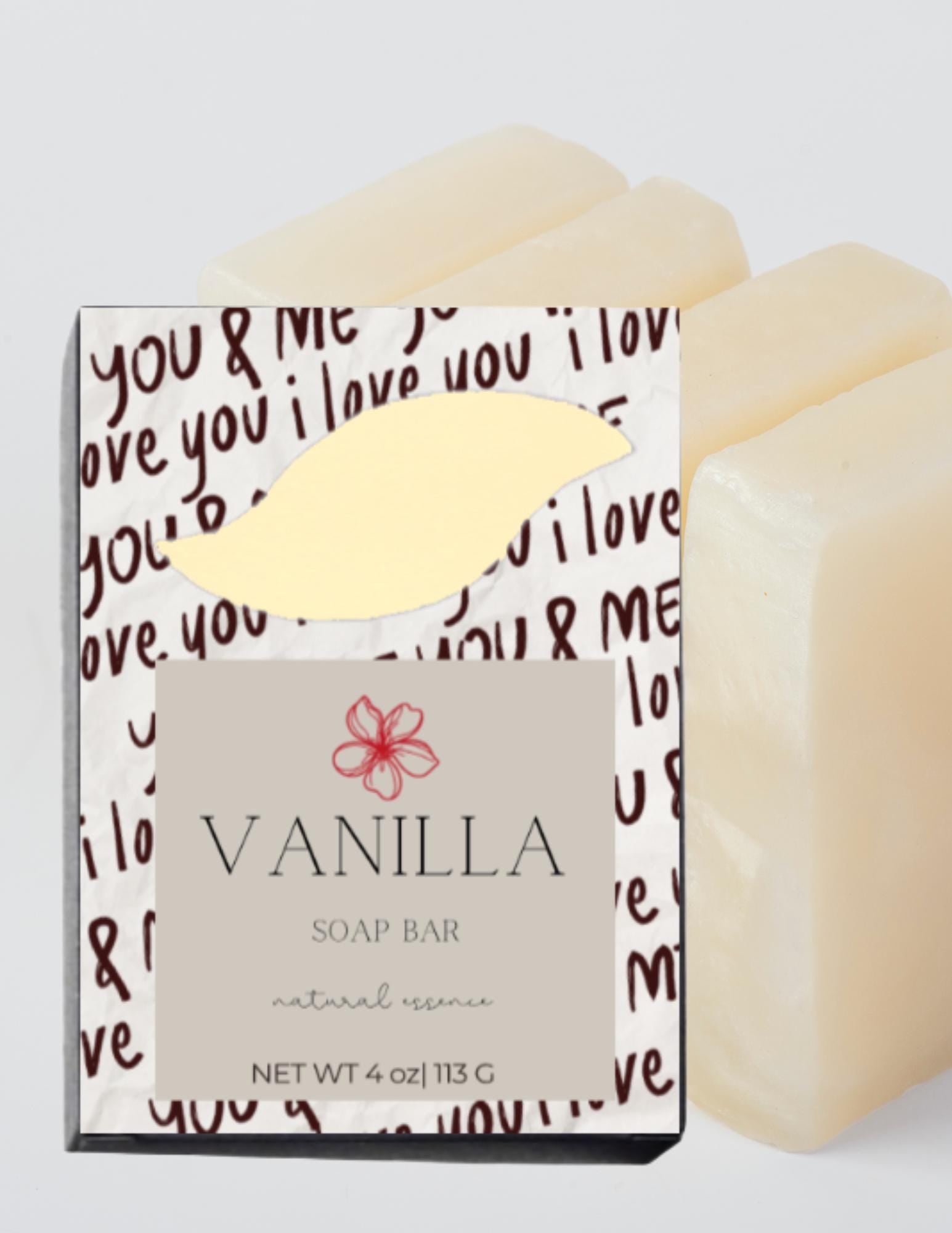 Creamy Vanilla Soap Bar |Handmade Organic Bar|Shea and Cocoa Butter Blend | Collagen Infused | 4 oz