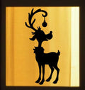 Large Reindeer Window Cling Decal | Christmas Window Decals | Reusable|Holiday Decoration| 23.5H