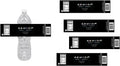 Senior Graduation Water Bottle Labels, Season 20 Episode 25, 8.5 x 2 in, 12pcs