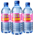Its A Girl Story Water Bottle Labels | Pink Cloud Party Decor | Set of 12 Bottle Wraps