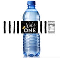 Wild One | 1st Birthday Safari Water Bottle Labels | Set of 12 | Party Favors