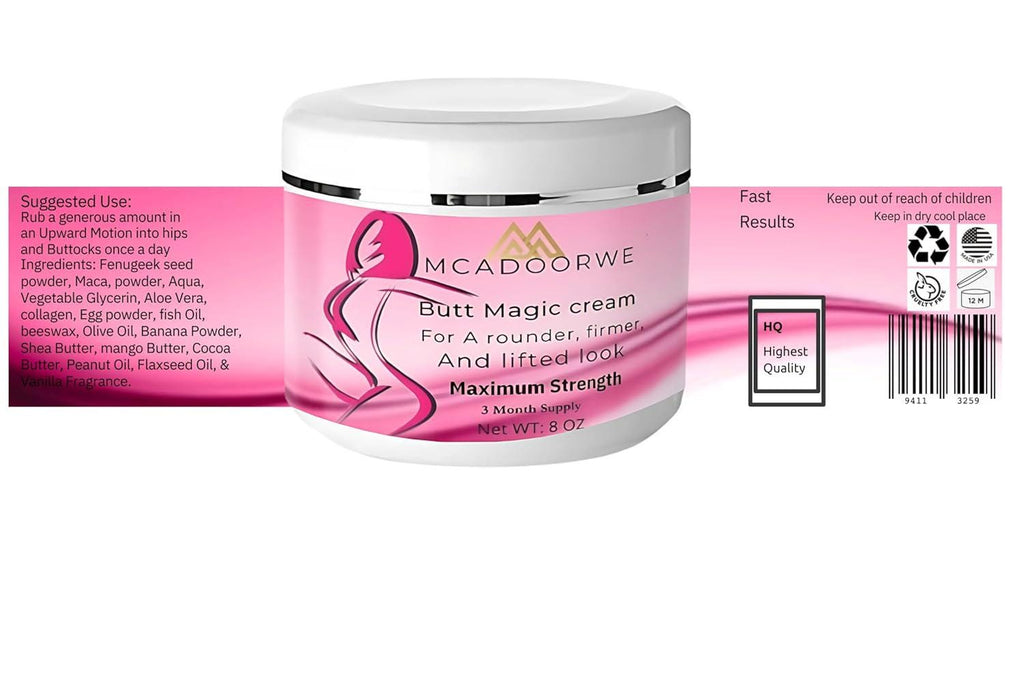 Butt & Hips Booty Builder Cream+Butt Magic+Booty Firming Cream+Butt Boost+Thicc