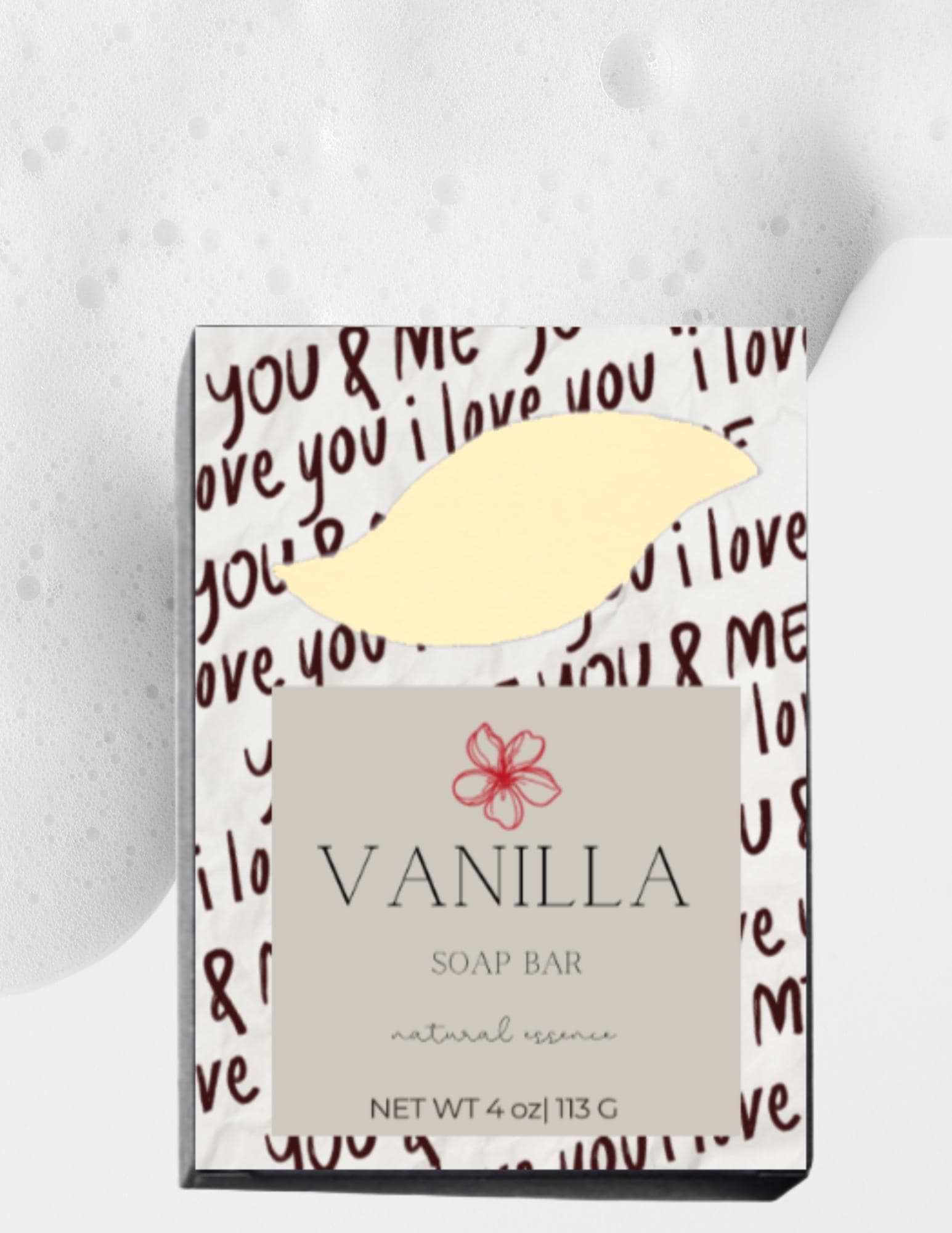 Creamy Vanilla Soap Bar |Handmade Organic Bar|Shea and Cocoa Butter Blend | Collagen Infused | 4 oz