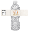 There's A Little Bun In Oven | Baby Shower Water Bottle Labels | Funny Baby Theme | Set of 12