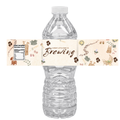 A Sweet Little Baby Is Brewing Water Bottle Labels | Coffee Bean Baby Shower Theme | Neutral Shower Decor | 12 PCS | Glossy