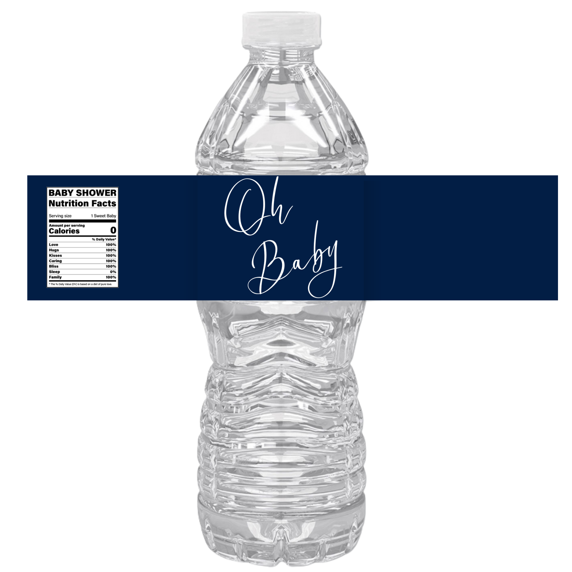 Oh Baby Baby Shower | Water Bottle Labels | Personalized Party Decor | Custom Baby Favors | Beverage Station Labels |