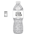 Happily Ever After | Wedding Water Bottle Labels | Custom Personalized Names| Reception Drink Wraps | Elegant Wedding Supplies