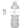 Welcome To The Wedding Of Personalized Water Bottle Labels | Bride & Groom Names | Custom Wedding Date | Reception Drink Wraps