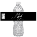 Flirty Thirty Birthday Water Bottle Labels | Set Of 12 | 30th Party Decor | Elegant Celebration Drinks | Drink Wraps Stylish | Milestone