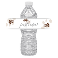 My First Rodeo Water Bottle Labels | Cowboy Western Design | 12 PCS | Glossy | Waterproof | Durable | Cow Print