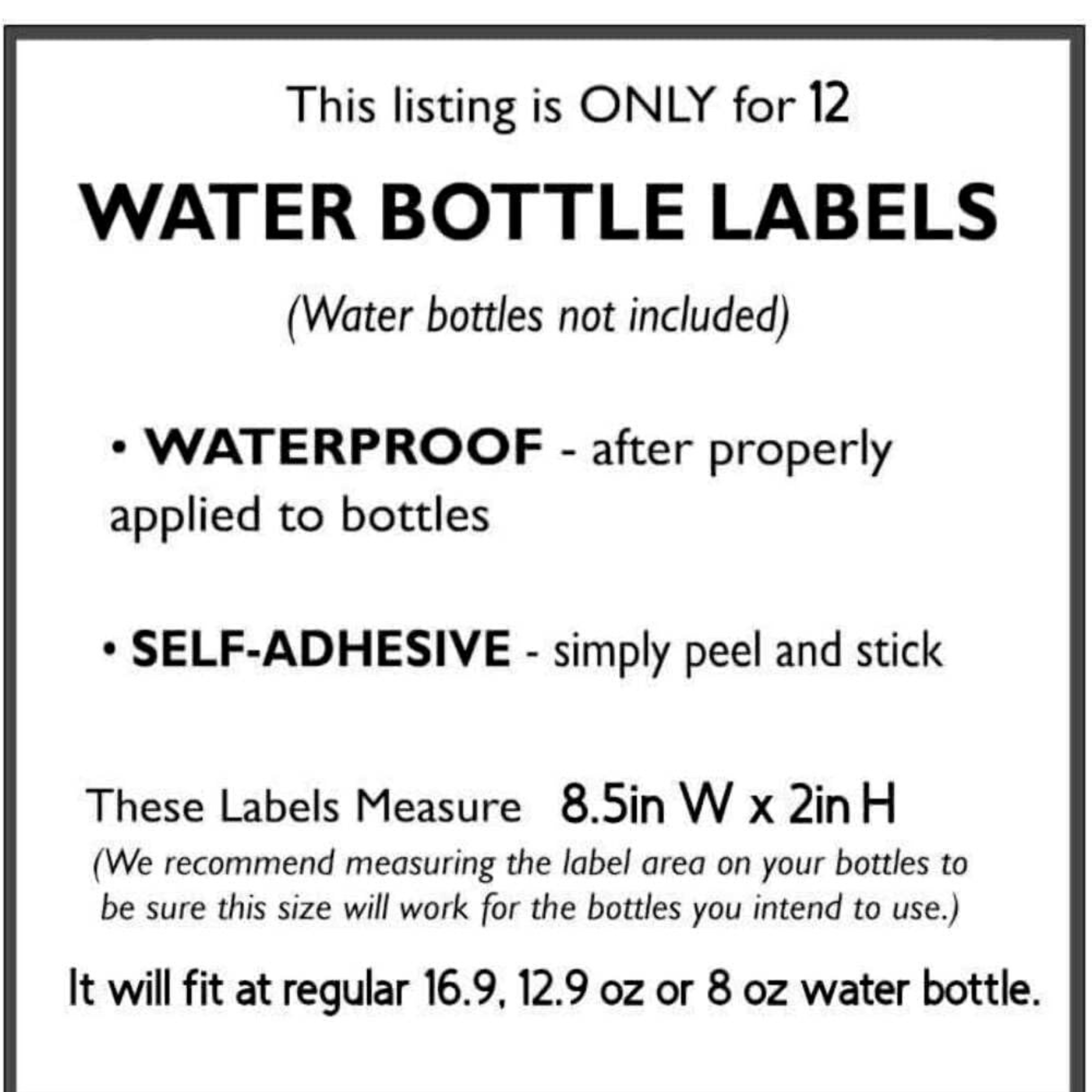 Graduation Water Bottle Labels| Set of 12|Happy Graduation| Custom Drink Labels|Bottle Wraps