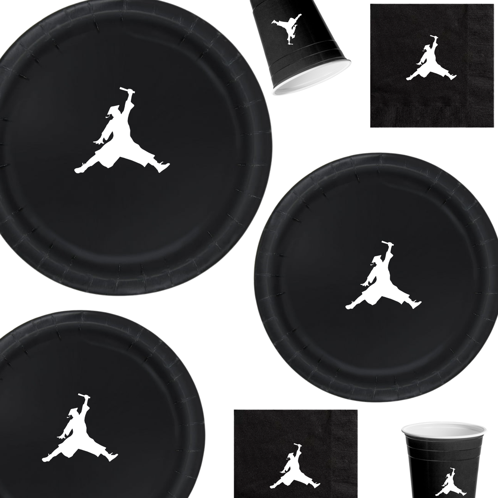 Graduation Party Plates | Disposable Dinnerware Set | Graduate Celebration Decor | Cap Gown Design | Matching set