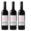 Personalized 30th Birthday Wine bottle Labels | Custom Name Bottle Decor | Glossy Finish