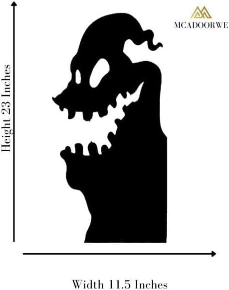 Halloween Fun Large Spooky Goblin Window Cling Decal Silhouette 23H