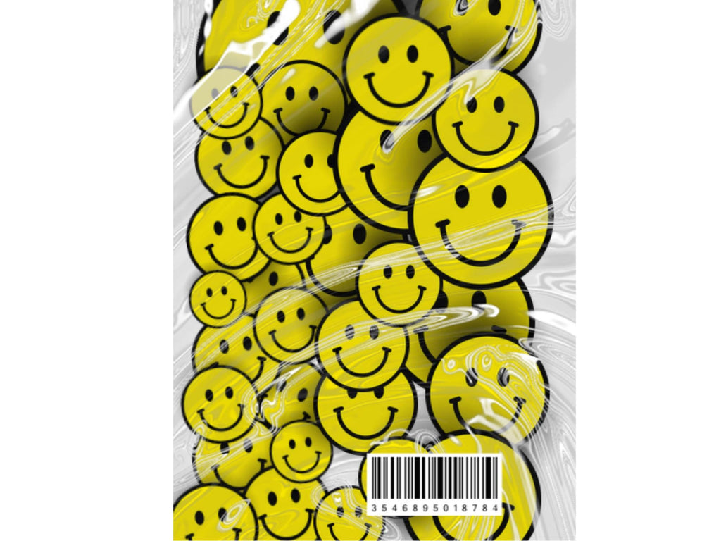 Yellow Birthday Smiley Confetti | Fun Party Decor | Mixed Sizes