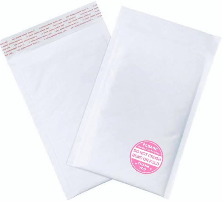 Pink Fragile Shipping Labels, 72 Pack, Handle with Love Warning Labels, Do Not Crush Bend or Fold