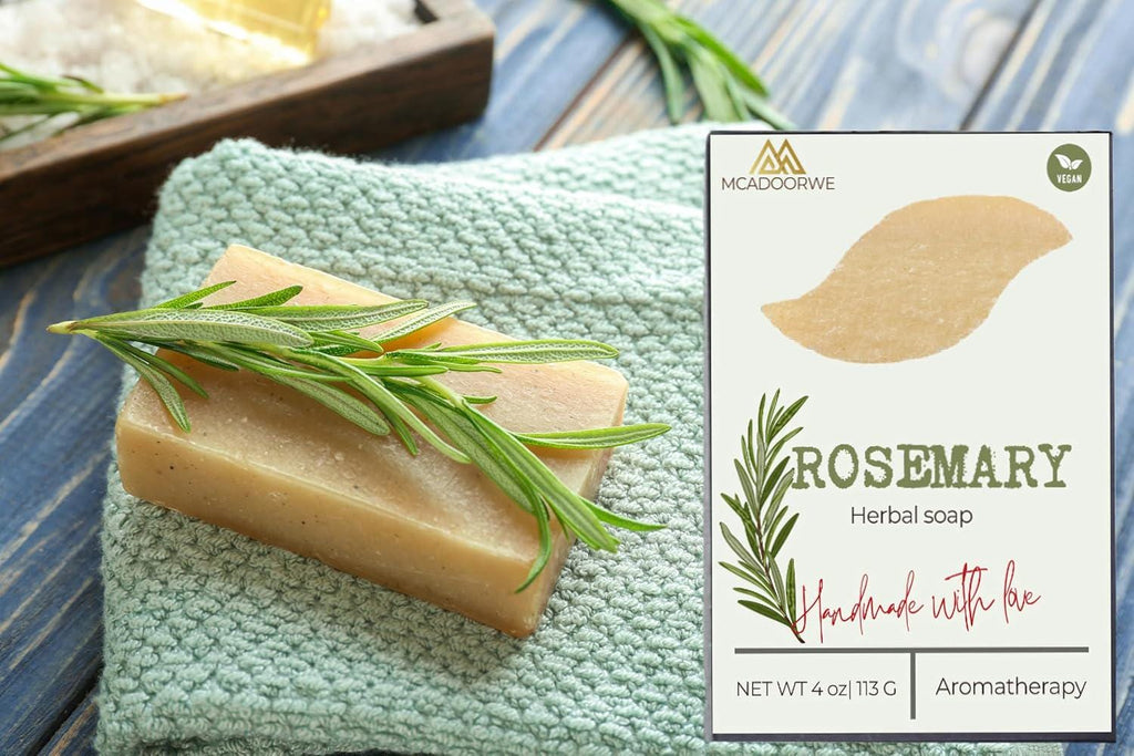 Rosemary |Aromatherapy Massage Bath Bar|Shea Butter & Collagen Handmade Soap| Moisturizing Bath Bar