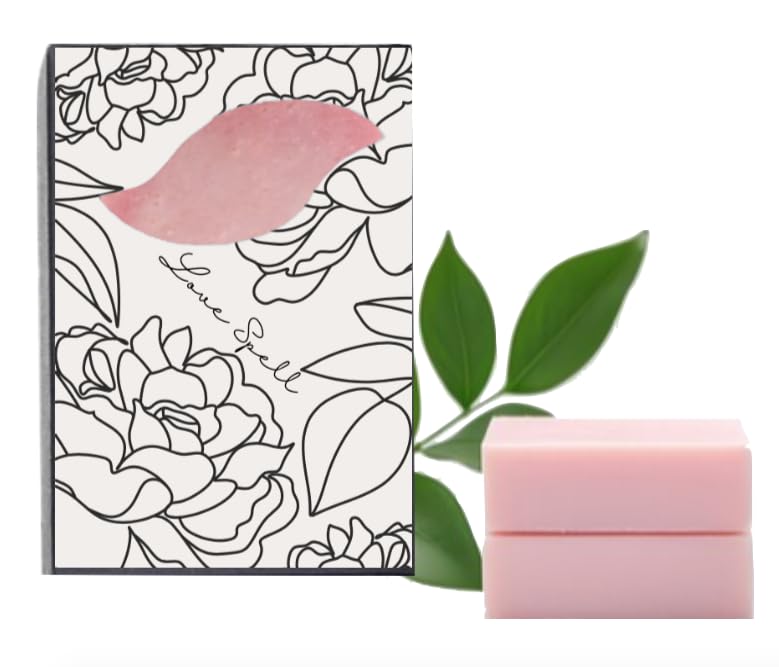 Love Spell |Fine Fragrance Cleansing Bar|Shea Butter & Collagen Handmade Soap Bars| 1 Moisturizing Bath Bar