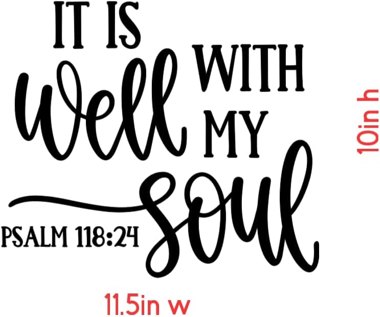 Religious Wall Decal, Psalm 118:24 Scripture Quote, 11.5 x 10 inches, Modern Christian Home Decor