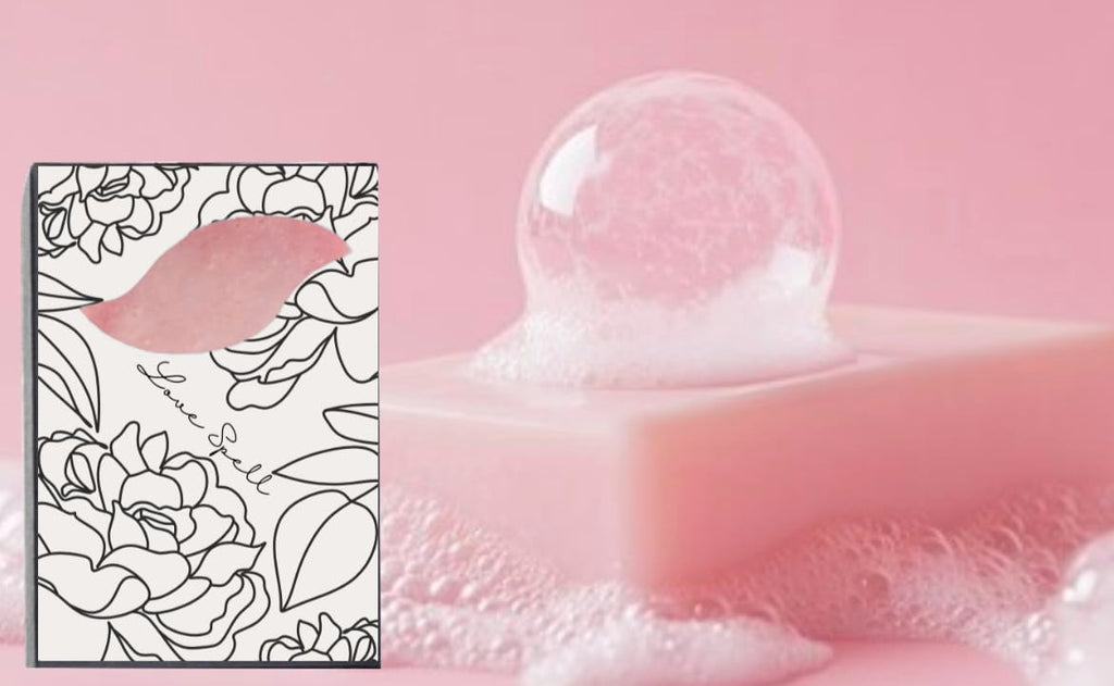 Love Spell |Fine Fragrance Cleansing Bar|Shea Butter & Collagen Handmade Soap Bars| 1 Moisturizing Bath Bar