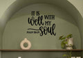 Religious Wall Decal, Psalm 118:24 Scripture Quote, 11.5 x 10 inches, Modern Christian Home Decor
