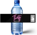 Personalized 30th Birthday Water Bottle Labels |Milestone Party Favors| Party Table Accents| Glossy|12ct