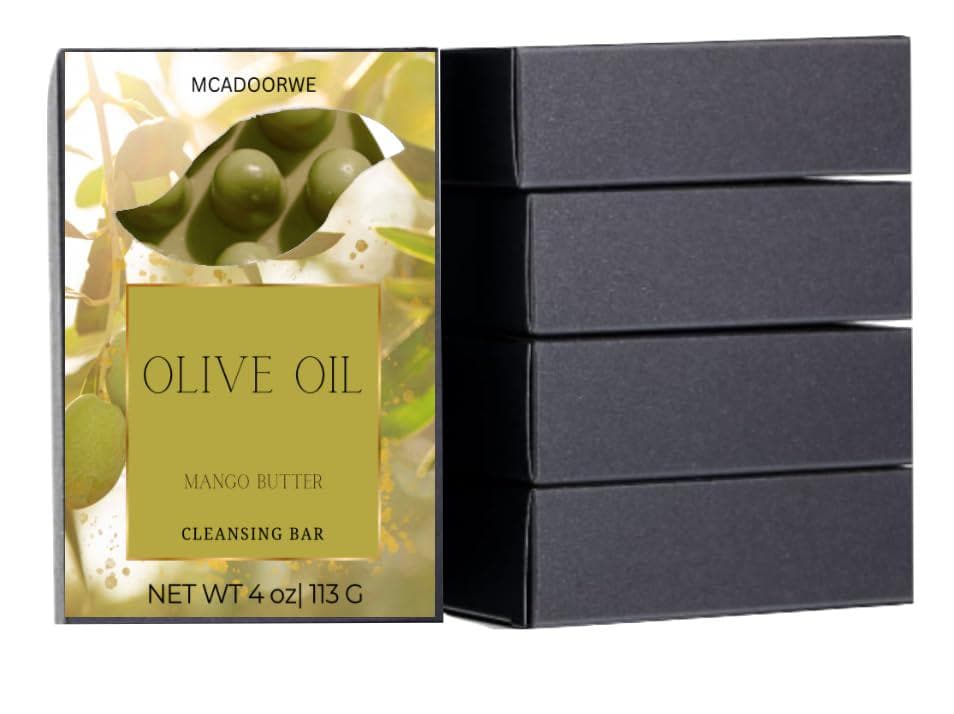 Olive Oil Massage Soap Bar| Mango Butter|Collagen infused Handmade Soap Bars|Moisturizing Bath Bar