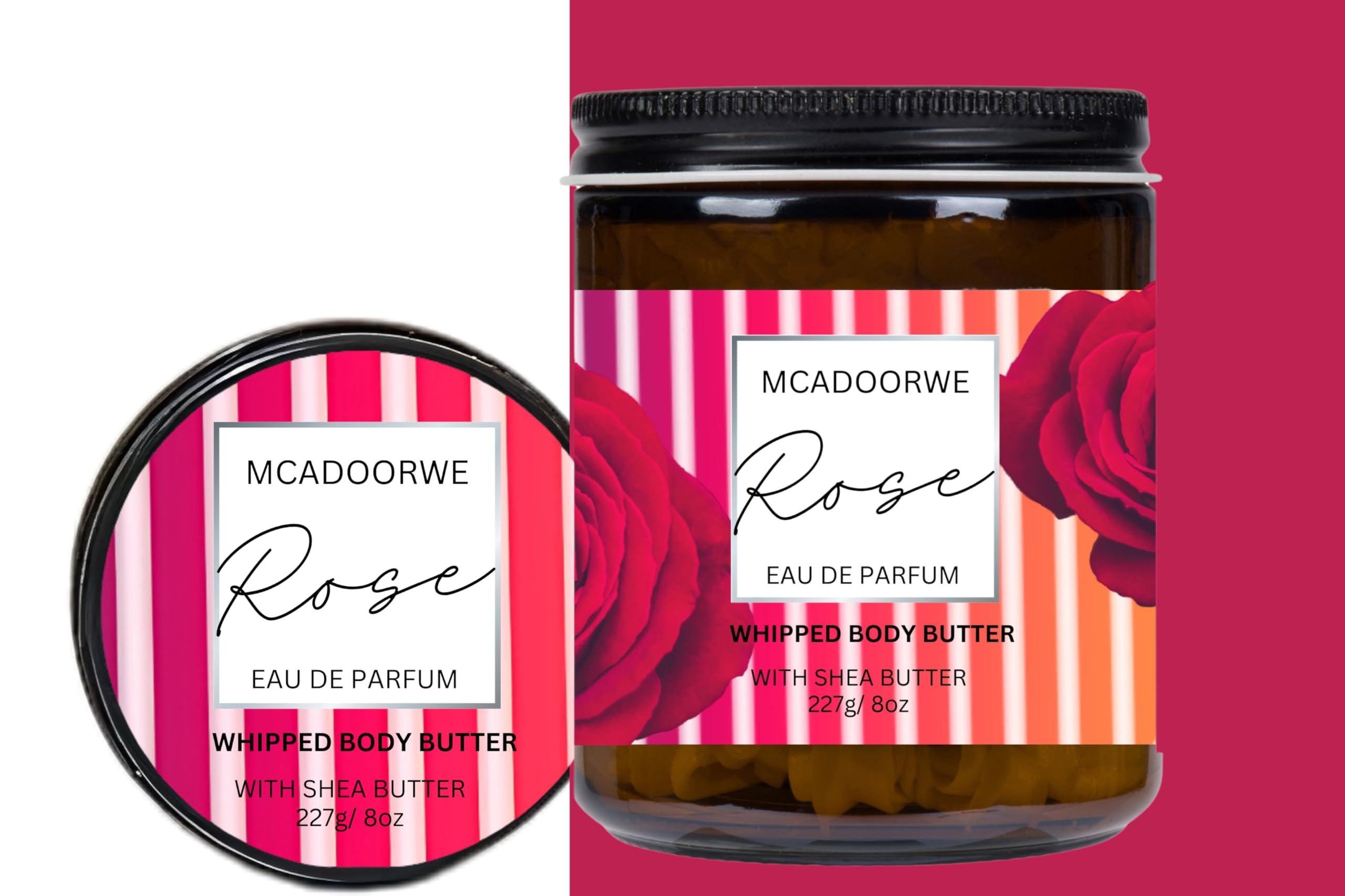 ROSE |Organic Whipped Body Butter| Exclusive| Moisturizing| 8oz