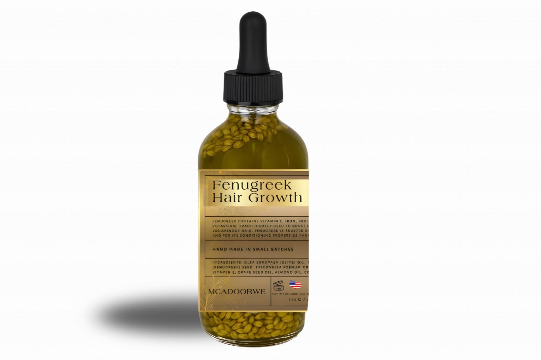 Fenugreek Hair Growth Oil | Strengthening Oil | 4 oz | Grow Healthy Natural Hair