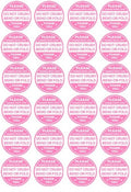 Pink Fragile Shipping Labels, 72 Pack, Handle with Love Warning Labels, Do Not Crush Bend or Fold