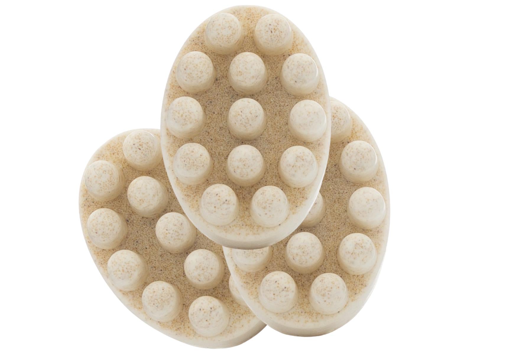 Flaxseed Massage Shampoo Soap Bar | Collagen Infused | Moisturizing | 100% Natural | 5 oz |Strengthening