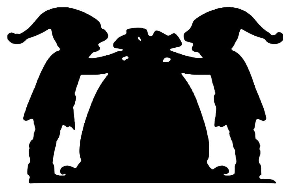 Christmas Kids Opening Present Window Cling Decal | Large | Reusable| 18 W