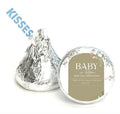 Baby In Bloom Chocolate Candy Kiss Sticker|100ct|Glossy| Baby Shower Favors