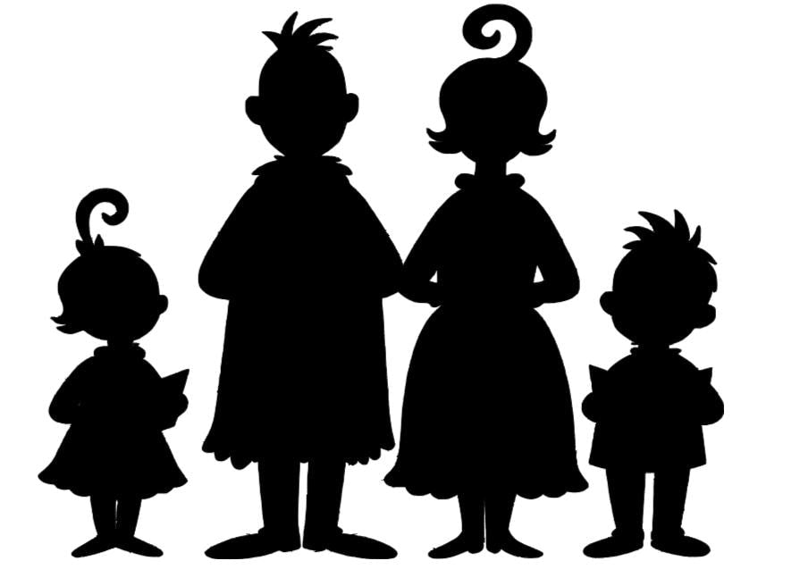 Elf Family Window Cling Decals | Large Christmas Silhouette Decals | Reusable|14.2 W|Christmas Window Display