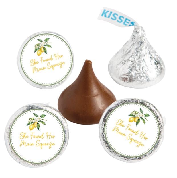 She Found Her Main Squeeze Party Stickers | Candy Labels for Engagements/Weddings | 0.75"|100CT