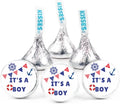 Nautical Baby Shower Candy Stickers | Its a Boy | 100ct | Glossy |Self Adhesive