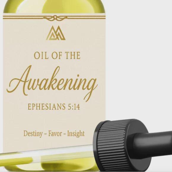 Oil of the Awakening Anointing Oil, Ephesians 5:14, Destiny-Favor-Insight Blend