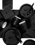 Custom Sw000sh Party, Birthday Party Dinnerware Set of 60 total pieces- Black