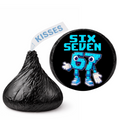 67 Kiss Candy Stickers | Birthday Celebration Treat Decorations | 67 Birthday