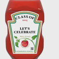 Class of 2025 Graduation Celebration Ketchup Bottle Labels, Set of 2, 500ml