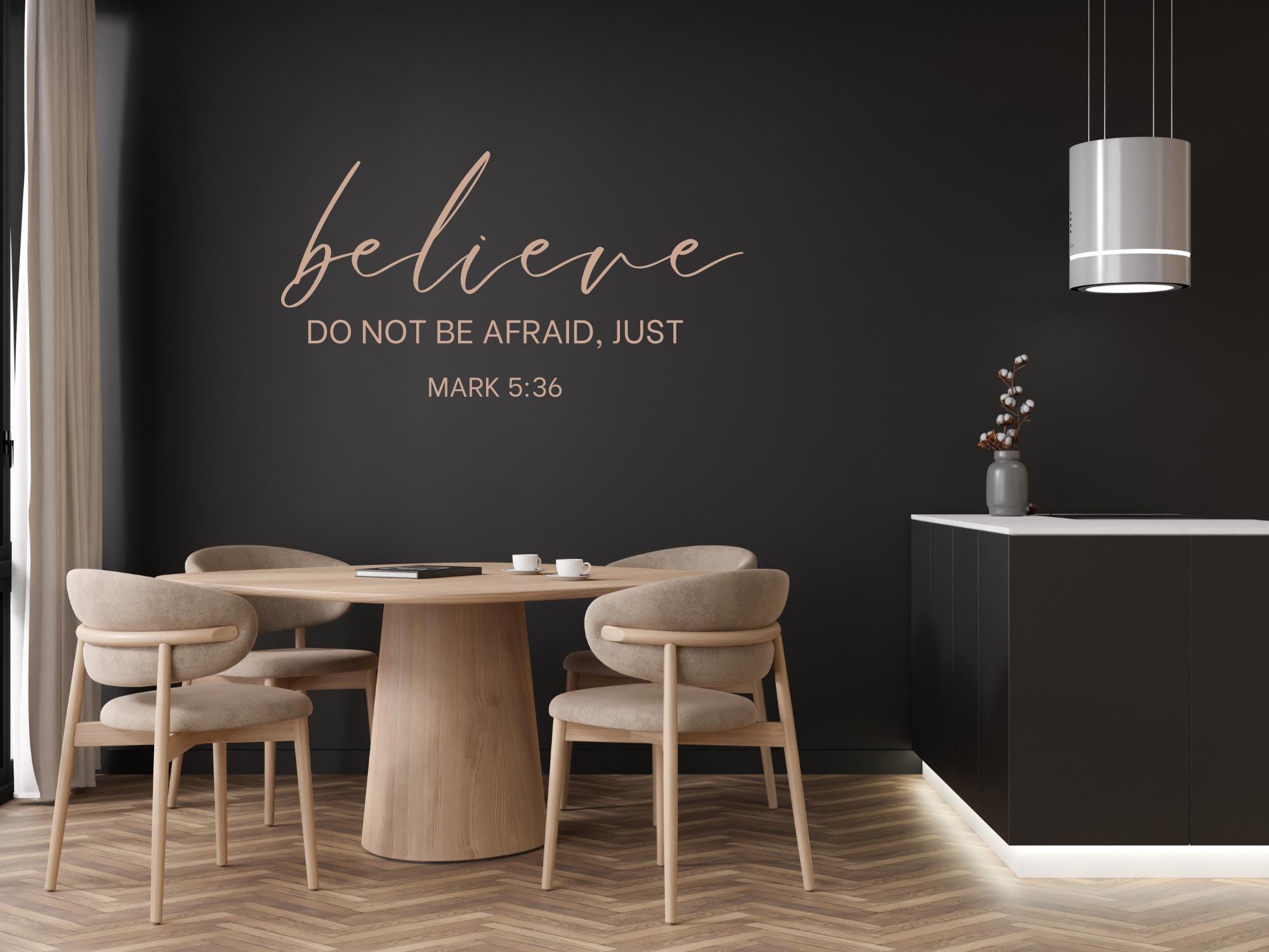 Mark 5 Bible Verse Wall Art | Faith Based Motivation | Vinyl Wall Decals